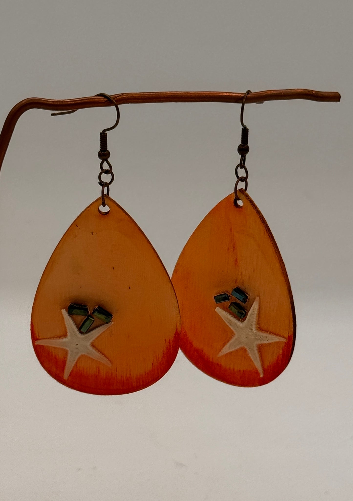 Earrings-wood