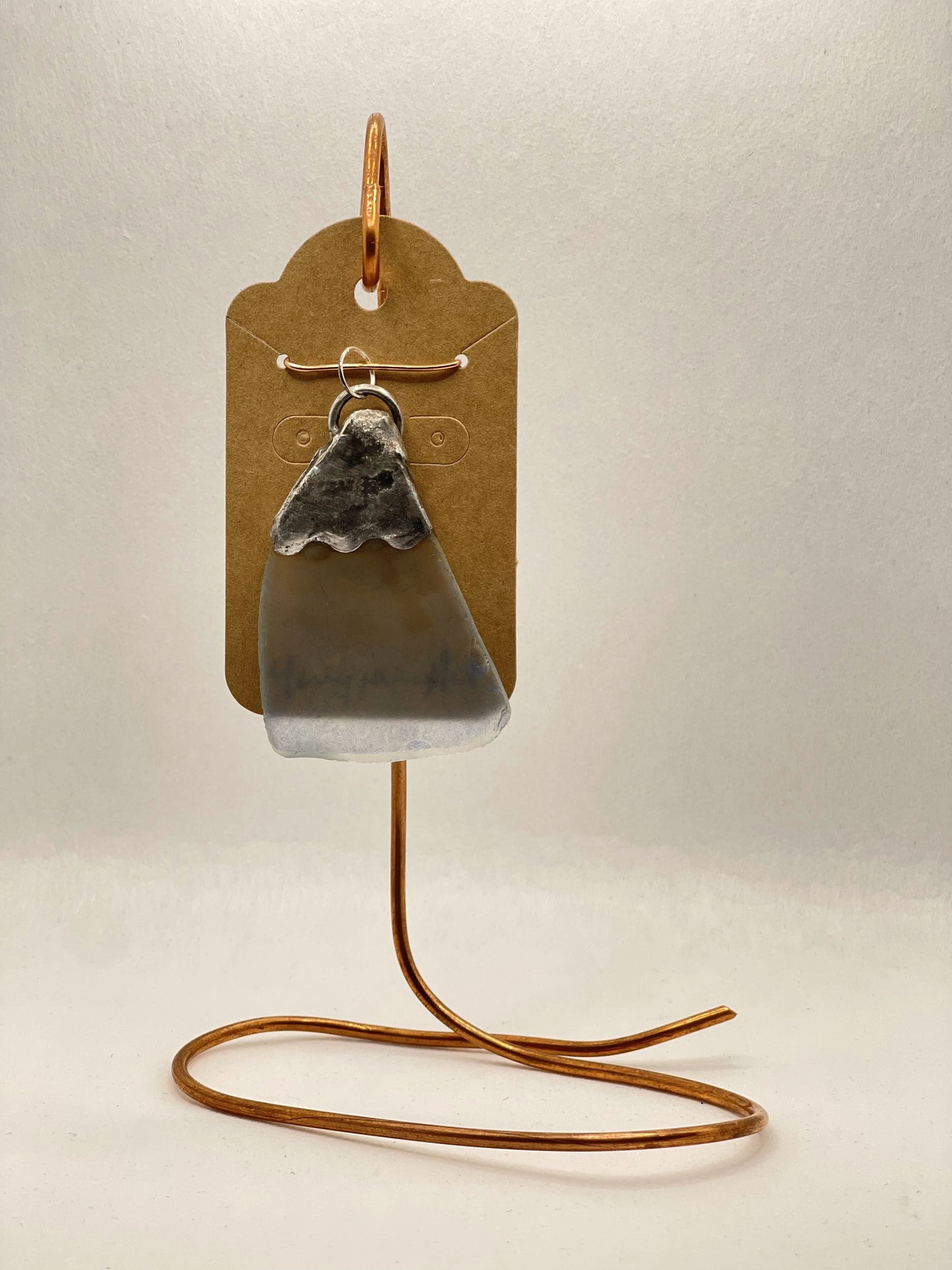 Pendant - Sea Glass - Light Blue Tint