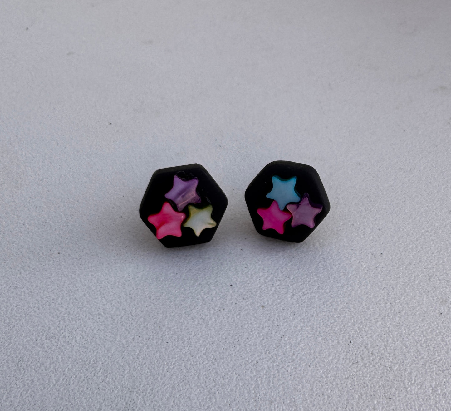 Earrings-Hexagonal stars