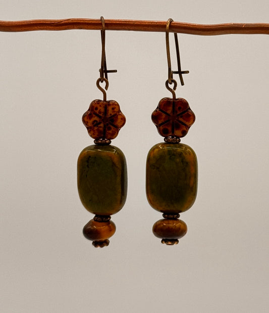 Earrings-stone