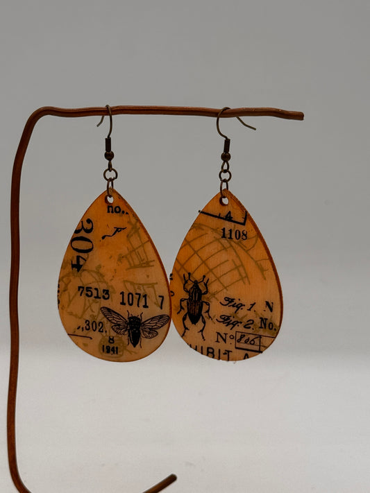 Earrings-wooden