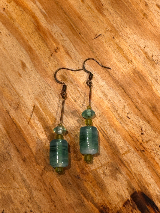 Earrings-glass