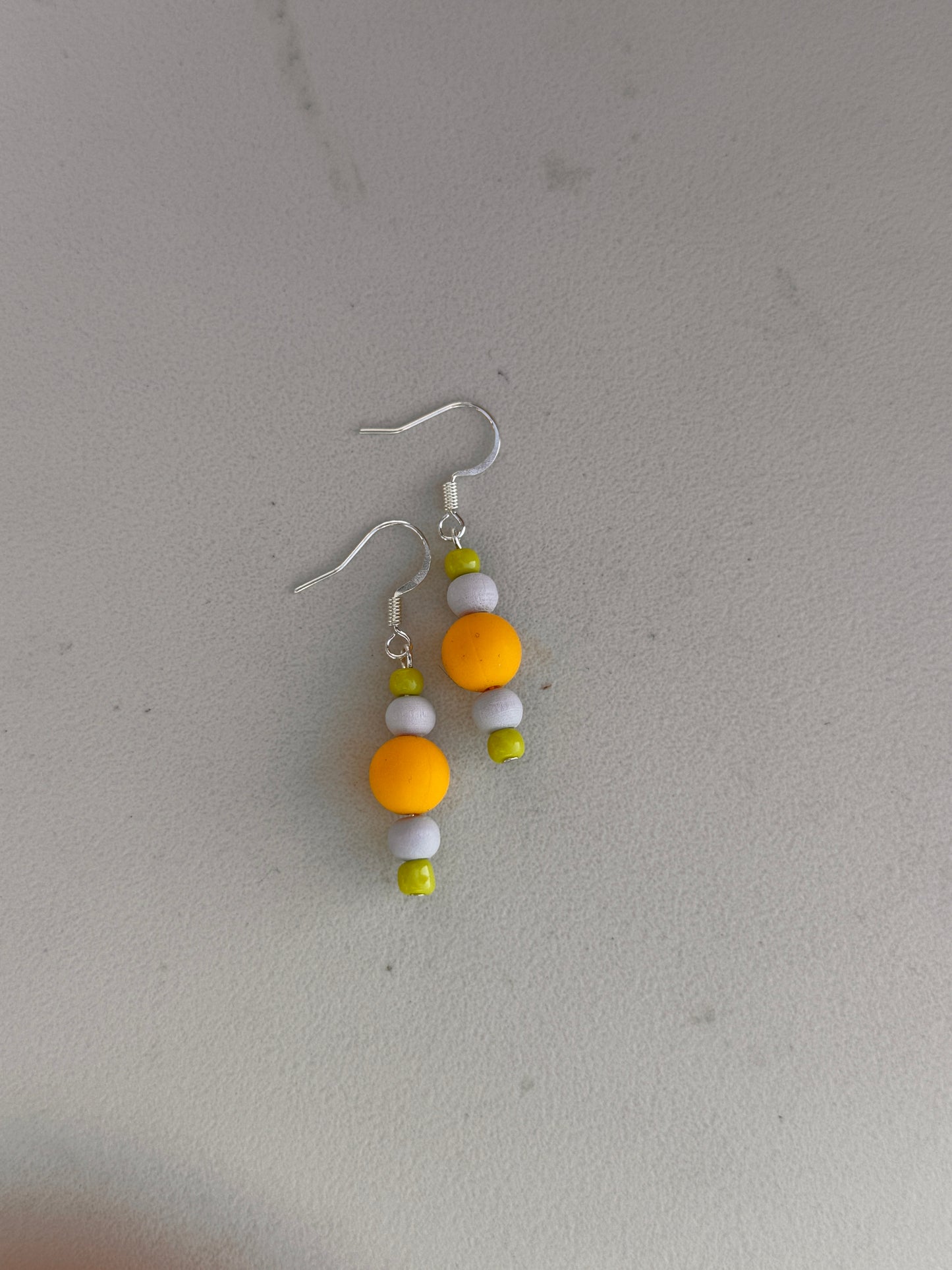 Earrings-bead stack