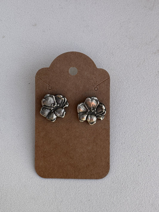 Earrings-silver plated