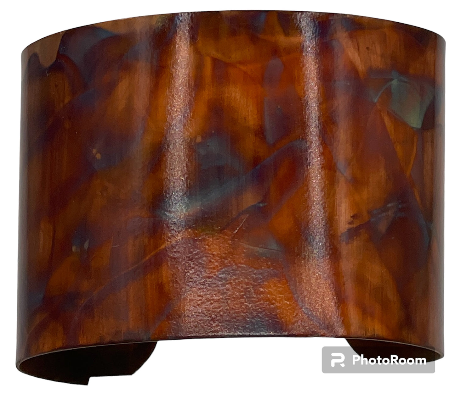 Bangle -Flame Painted Copper