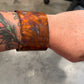 Bangle -Flame Painted Copper