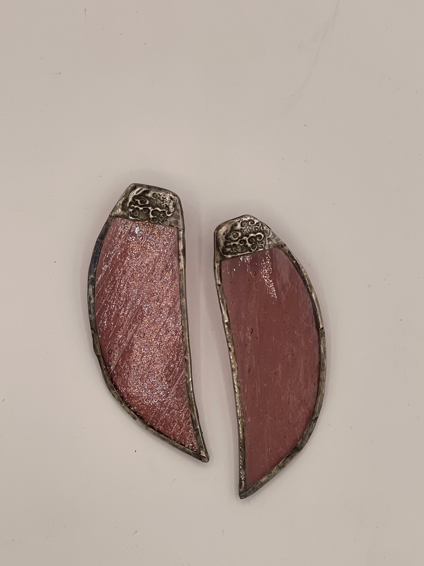 Earrings-stained glass