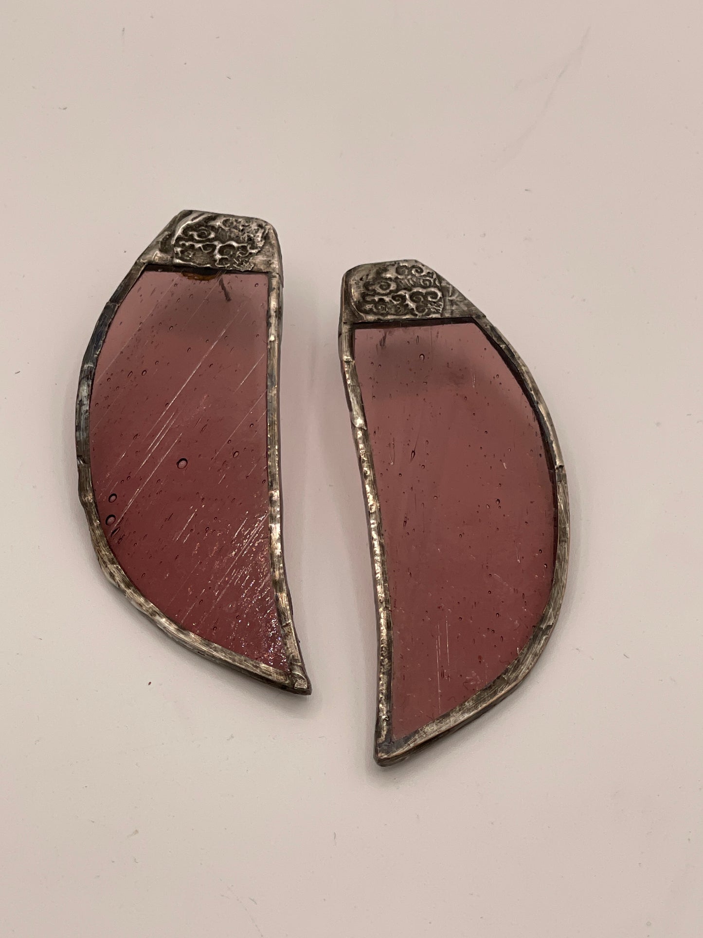 Earrings-stained glass