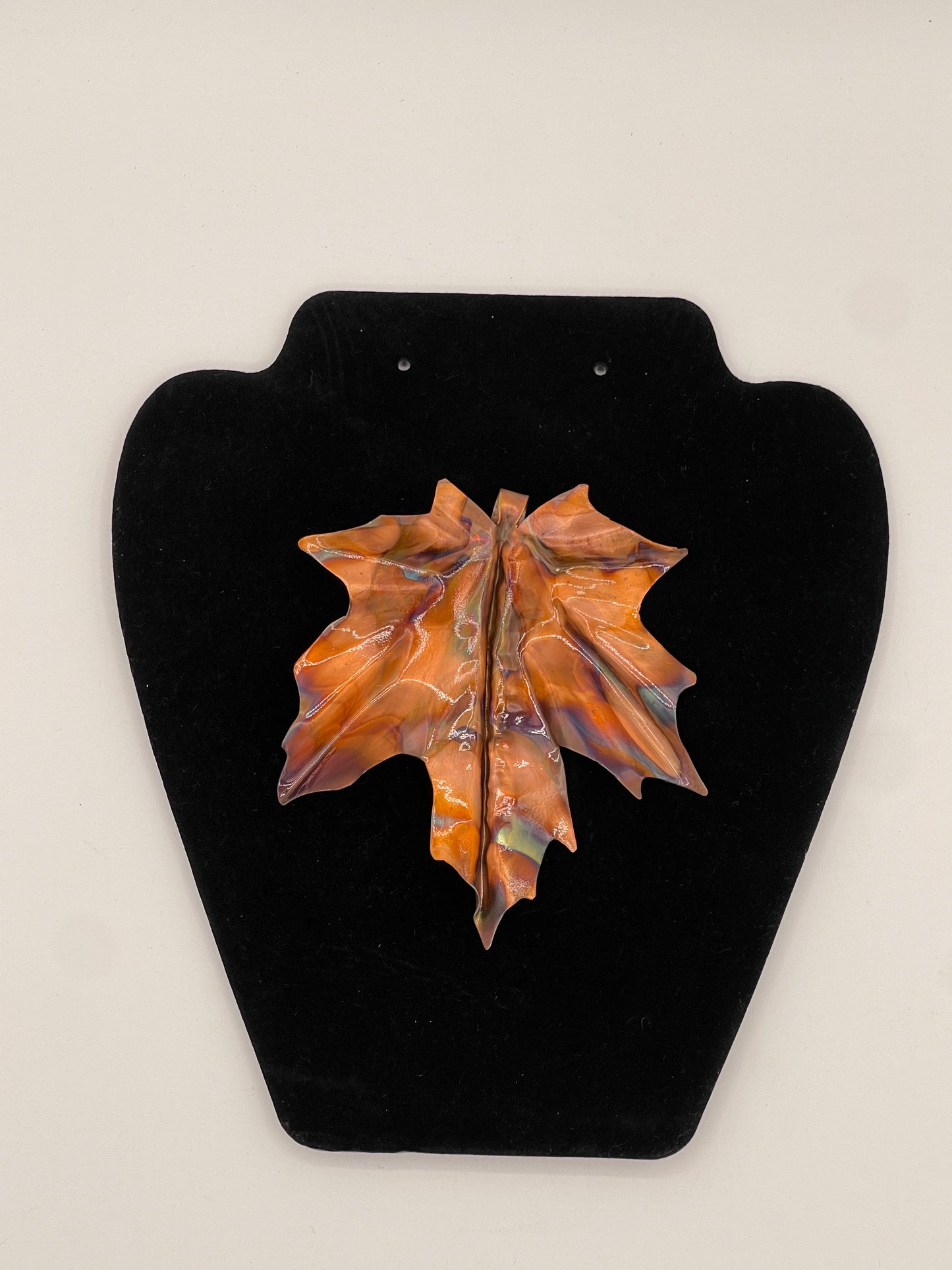 Pendant-painted copper