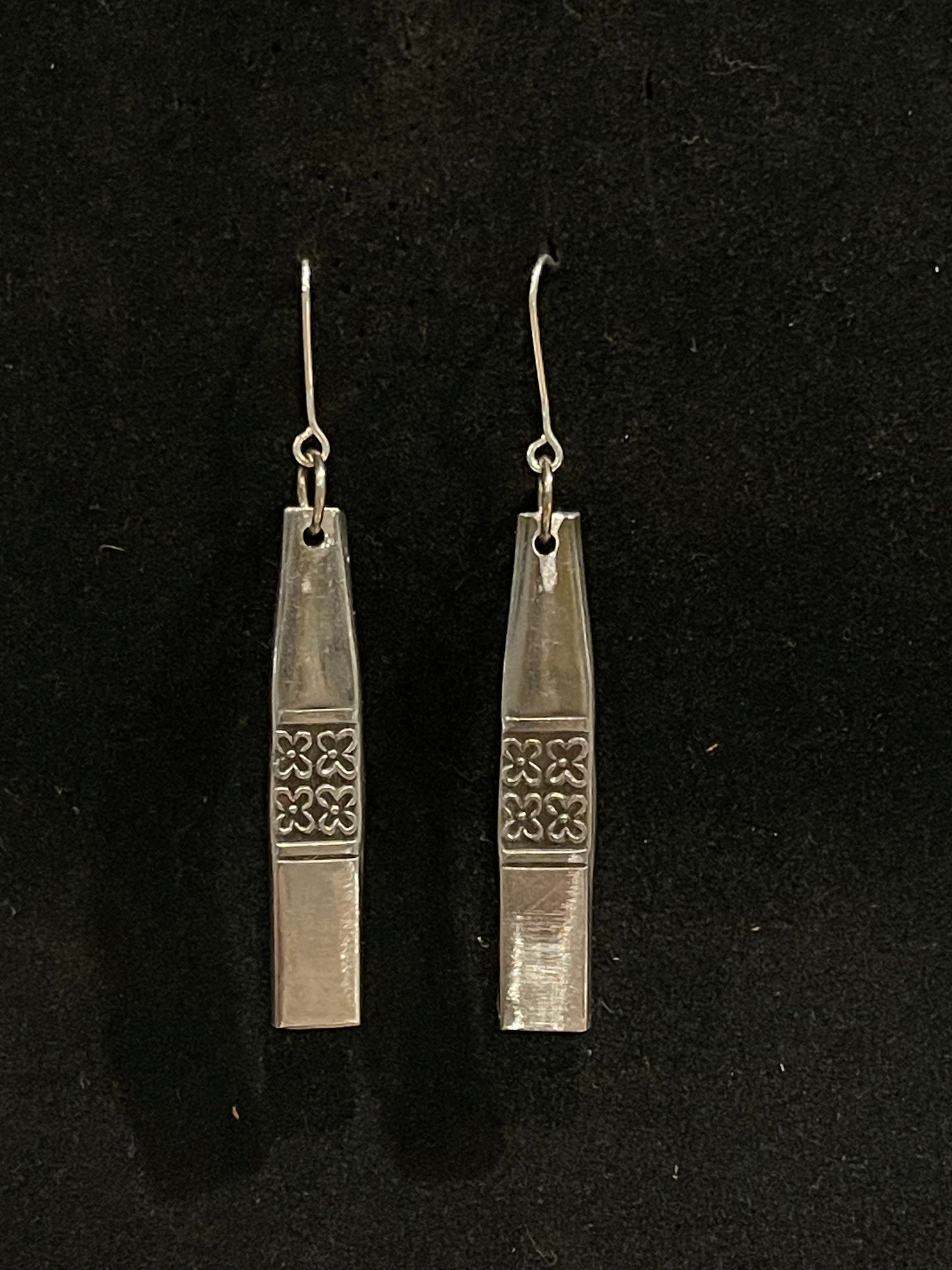 Earrings Upcycled dinnerware