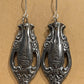 Earrings-vintage silverware