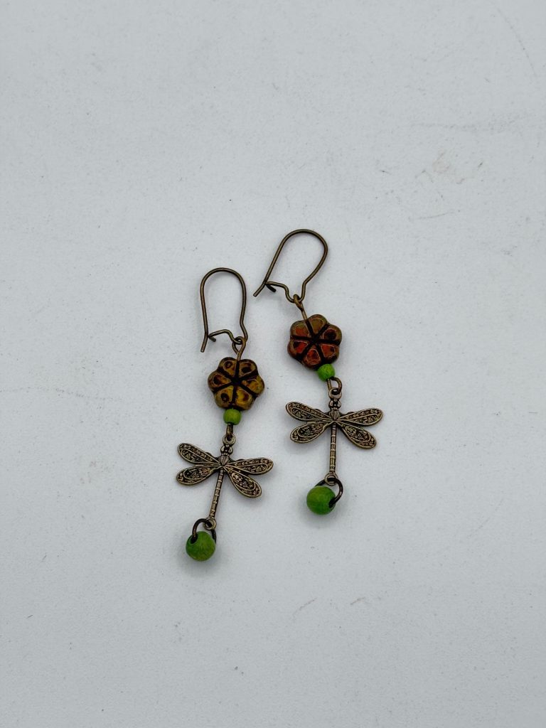Earrings-dragonflies