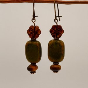 Earrings-stone