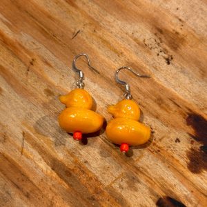 Earrings-rubber ducky