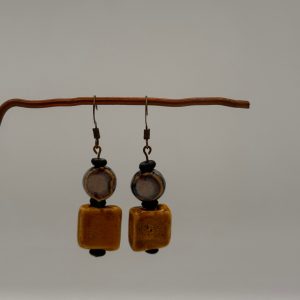 Earrings-clay beads
