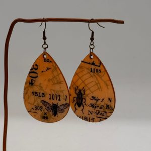 Earrings-wooden