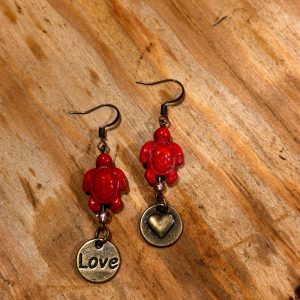 Earrings-turtle-love