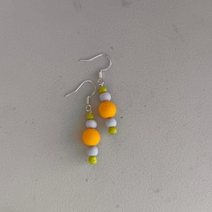 Earrings-bead stack