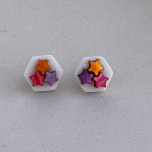 Earrings-hexagons-posts