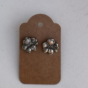 Earrings-silver plated