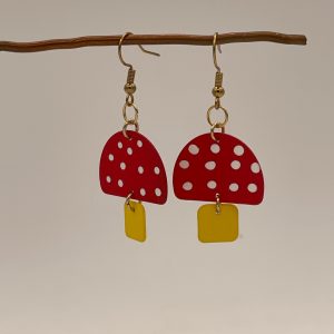 Earrings-mushrooms