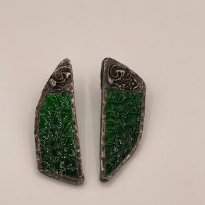 Earrings-stained glass