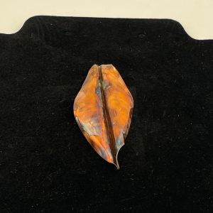 Pendant-copper leaf