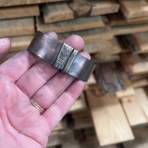 Cuff-copper/silverplate