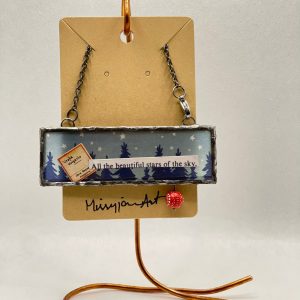 Pendant- mixed media/glass