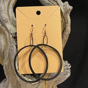 Earrings Ankole Horn hoops simple