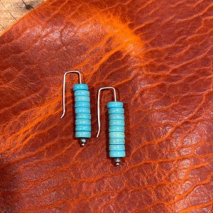 Earrings-turquoise stone